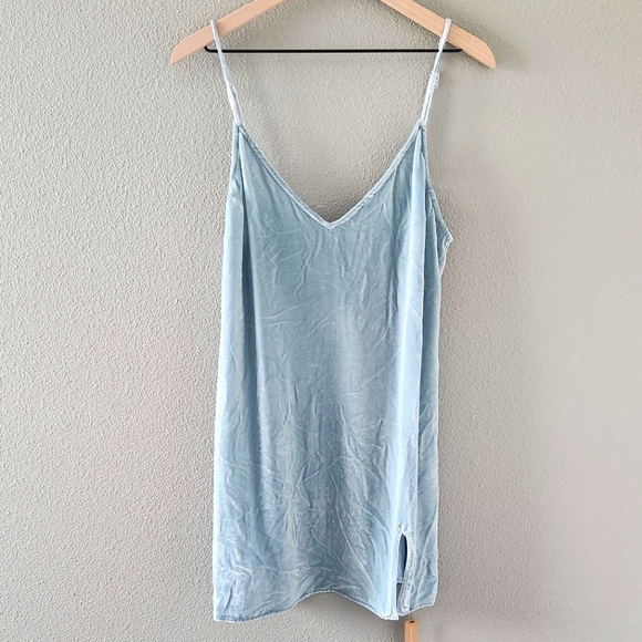 Reformation Light Blue Mini Dress - Picture 2 of 10
